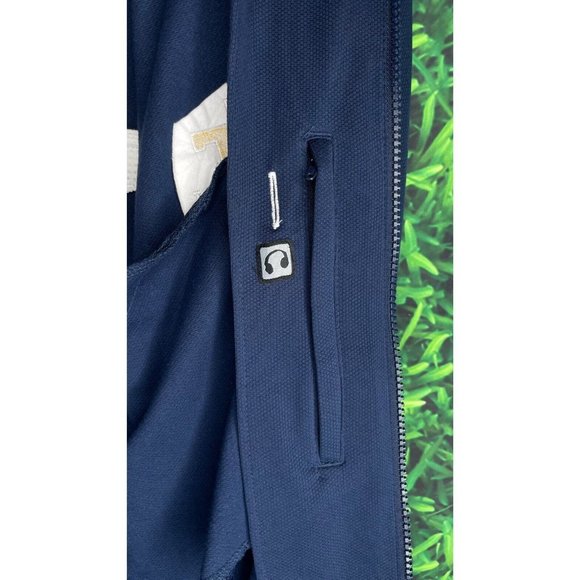 Georgia Tech Yellow Jackets GT Basketball Nike Men’s Large Blue Full Zip Jacket - Picture 6 of 7